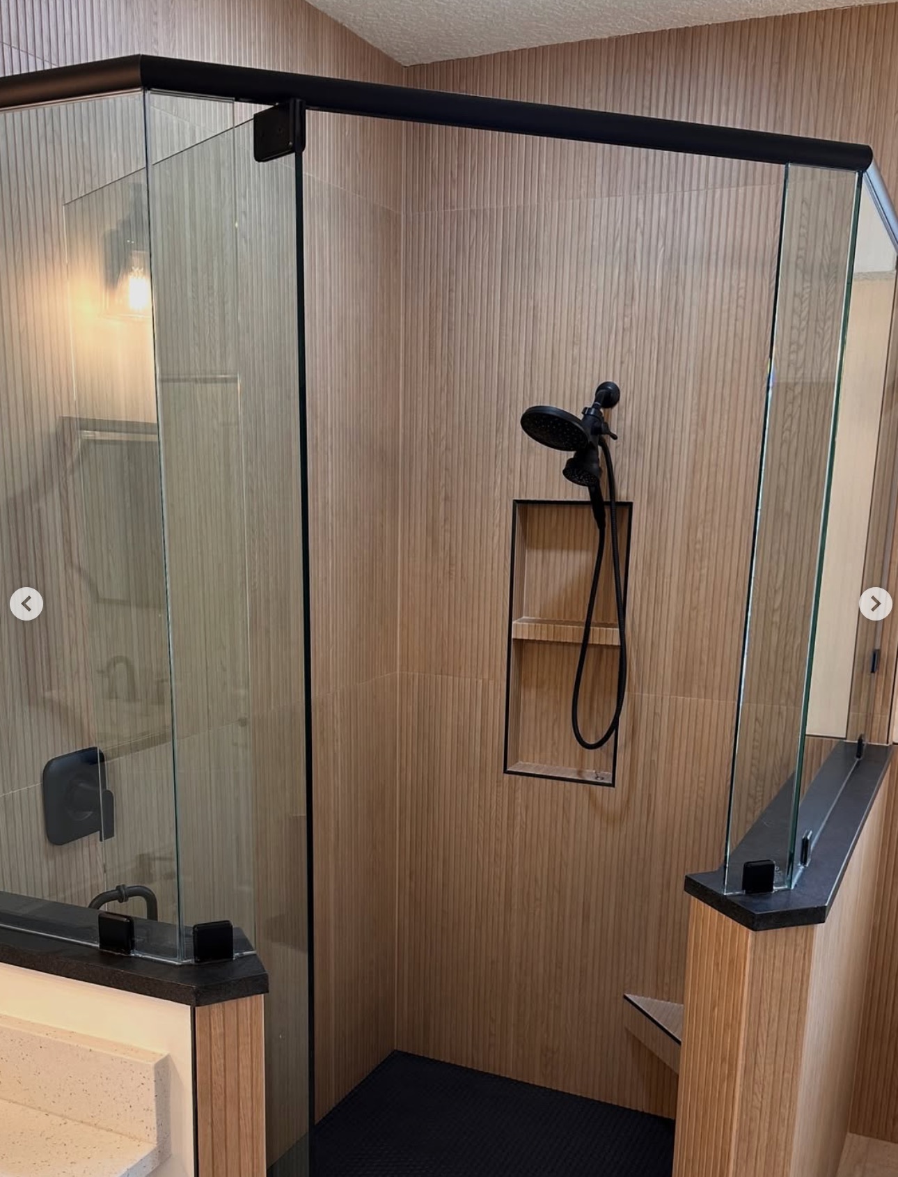 Custom tile shower
